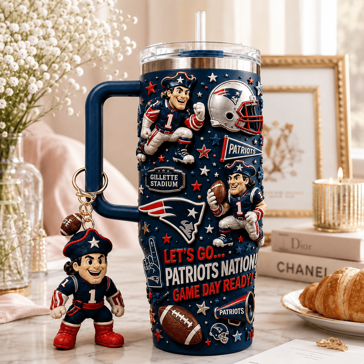 NEP 40oz Tumbler With Handle DNBN