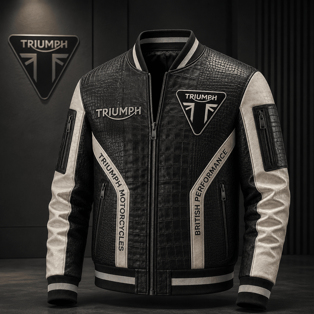 Premium TRI Leather Zipper Jacket TNSM