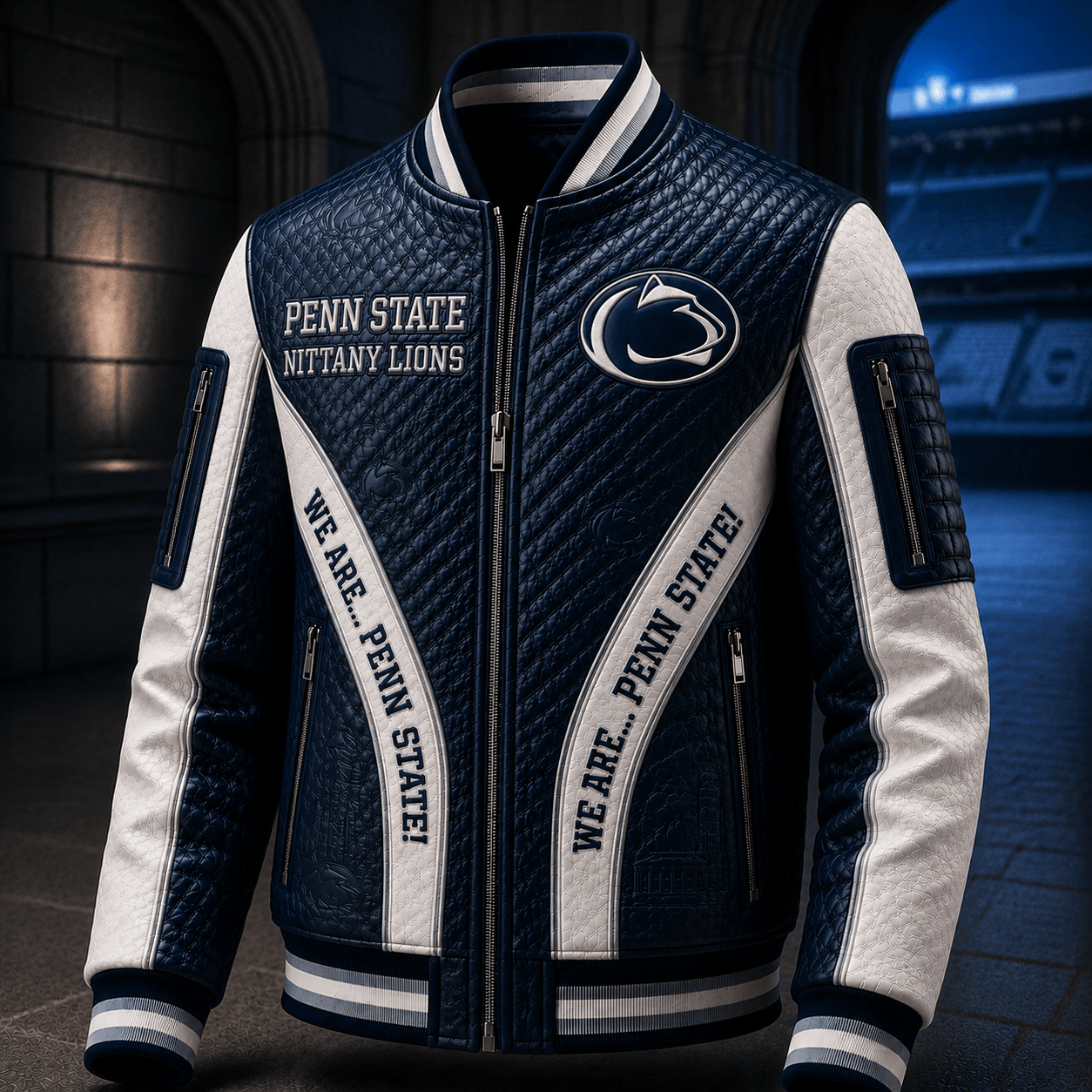 Premium PSNL Leather Zipper Jacket PVNA