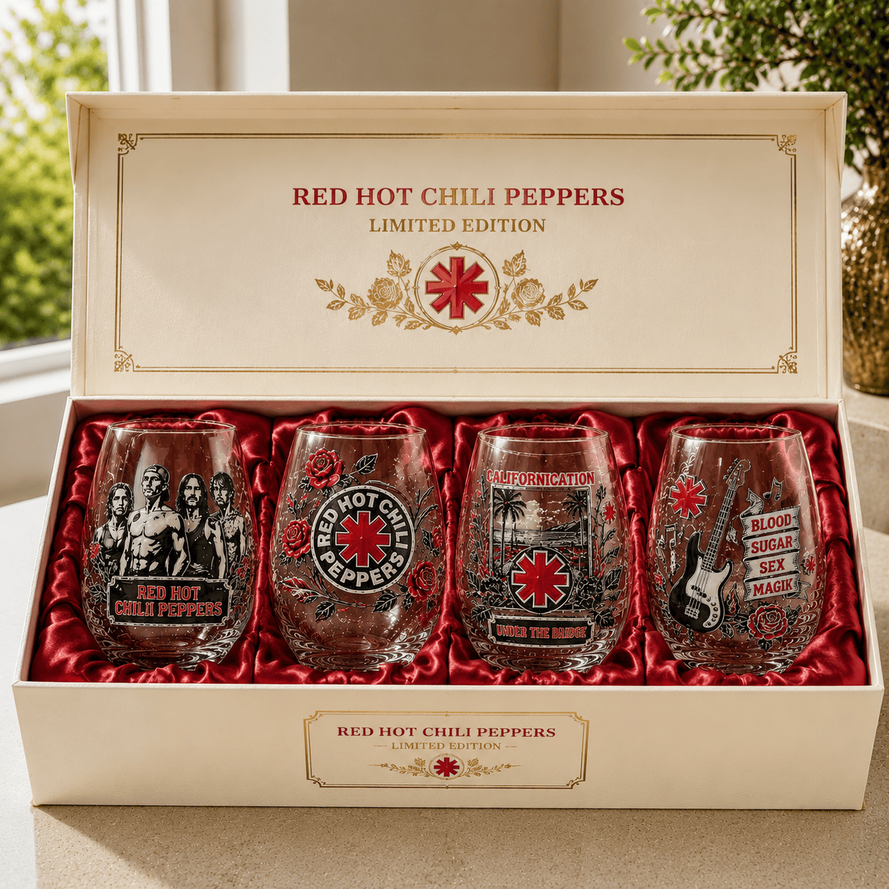 Premium RHCP Wine Glass Cup TTN