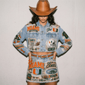 MHC Embellished Denim Set NTKO
