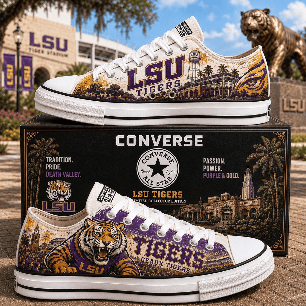 Premium LSU Loafer Shoes NHVH